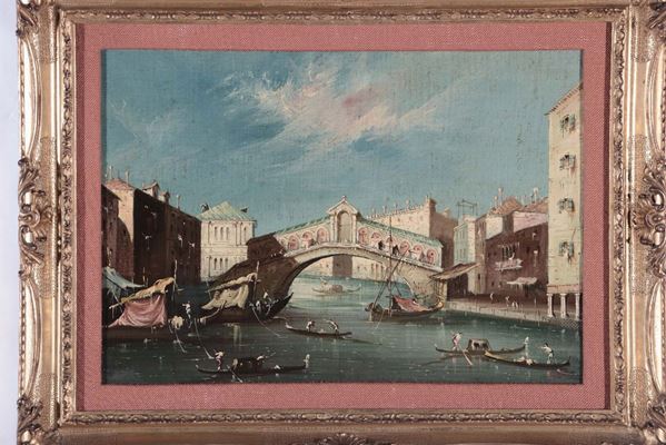 Anonimo del XX secolo Ponte di Rialto a Venezia