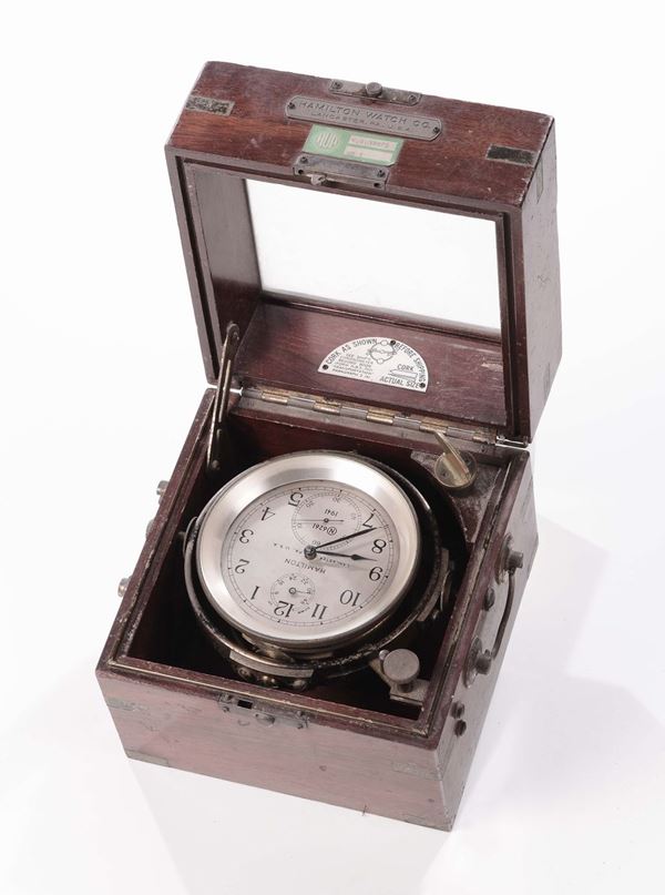 Cronometro da marina, Hamilton watch co., Lancaster USA