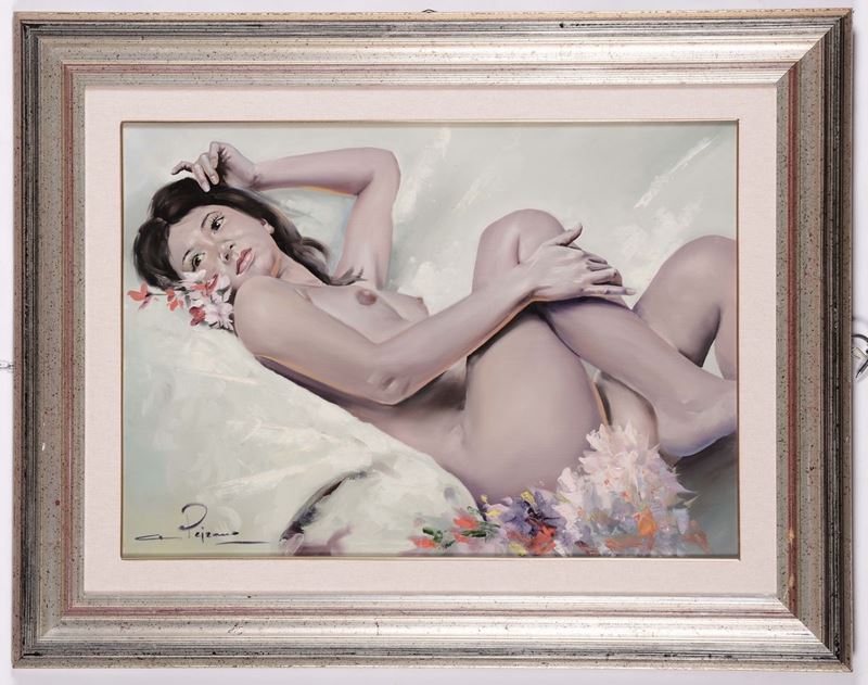 Gastone Peirano (1926) Nudo femminile  - Asta Antiquariato, Affidamenti da raffinate dimore private - Cambi Casa d'Aste