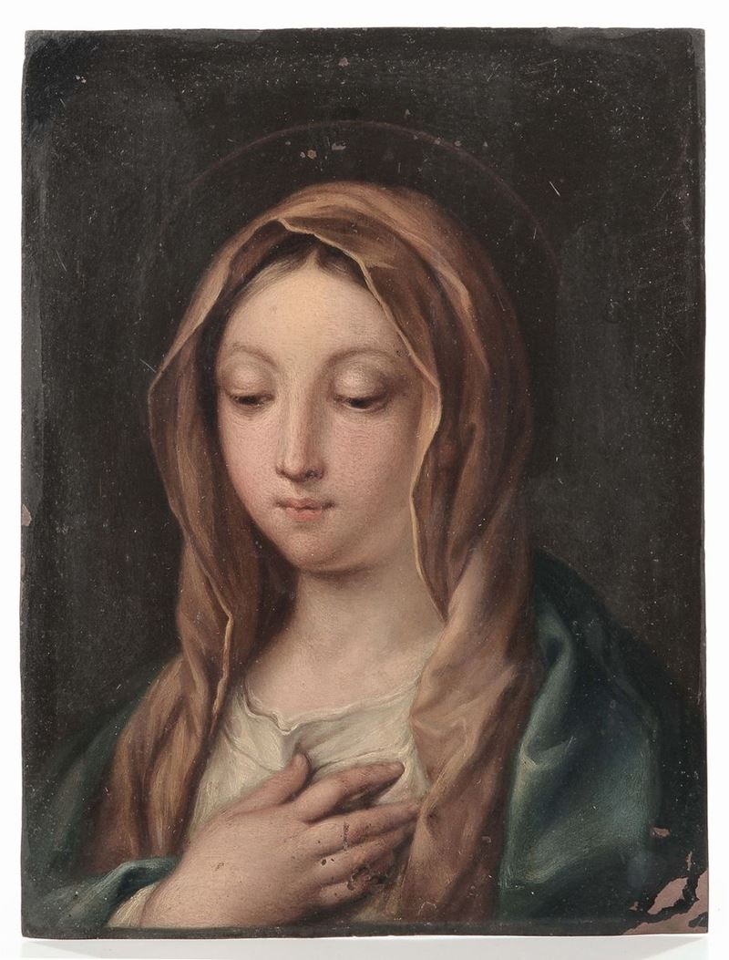 Scuola Veneta del XVIII secolo Vergine  - Auction Old Masters Paintings - Cambi Casa d'Aste