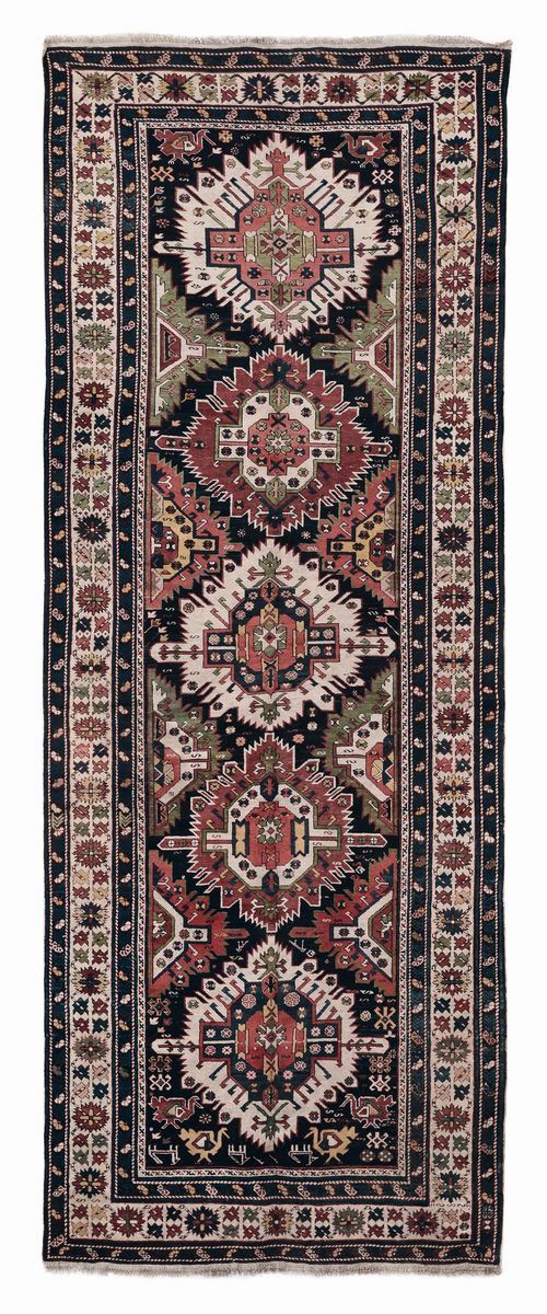 Passatoia caucasica Zeiwa fine XIX secolo  - Auction Fine Carpets - Cambi Casa d'Aste