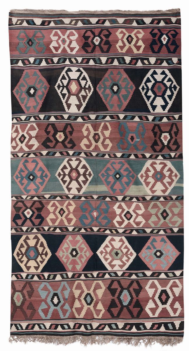 Kilim caucasico fine XIX secolo  - Auction Fine Carpets - Cambi Casa d'Aste