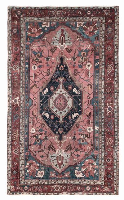 Tappeto Nord Ovest Persia Heritz Fine XIX Secolo