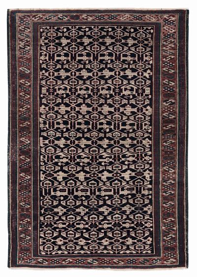 Tappeto Caucasico Shirvan Kuba Fine XIX Secolo