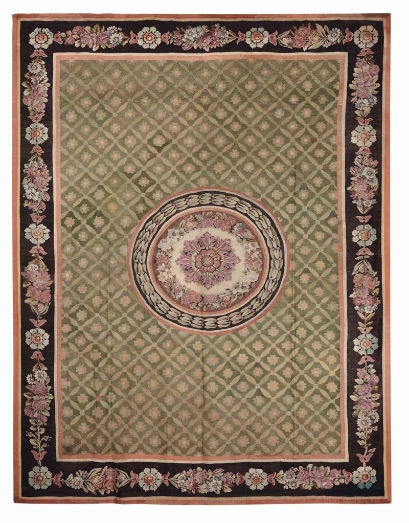 Aubusson Carlo X prima metà XIX secolo  - Auction Fine Carpets - Cambi Casa d'Aste