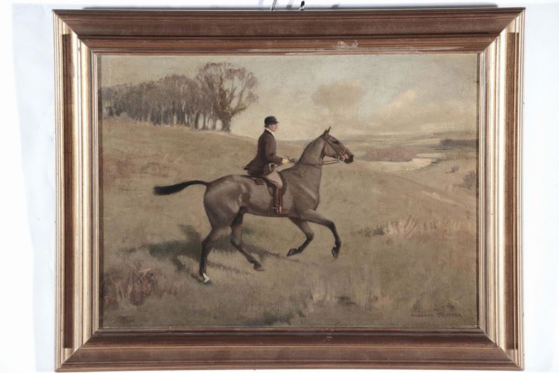 Barbara Shiffner (1896 - ?) Cavallo  - Asta Dipinti del XIX e XX secolo - Cambi Casa d'Aste