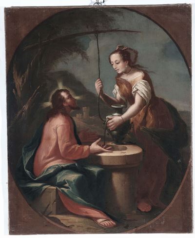 Scuola Italiana del XVIII Secolosamaritana al Pozzo