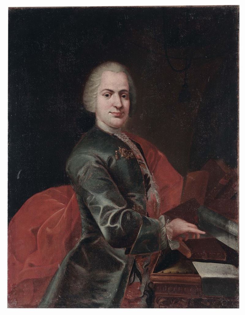 Scuola Veneta del XVIII secolo Ritratto di gentiluomo  - Auction Old Masters Paintings - Cambi Casa d'Aste