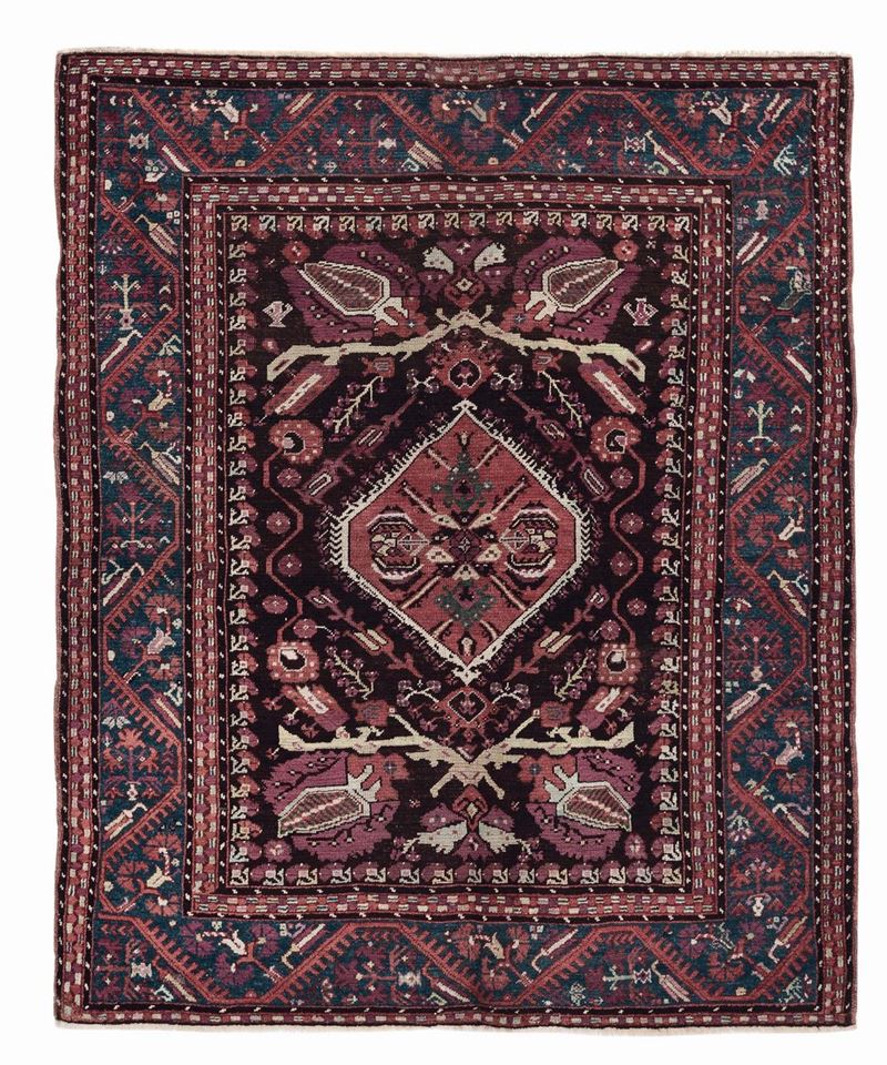 Tappeto anatolico Kula fine XIX inizio XX secolo  - Auction Fine Carpets - Cambi Casa d'Aste