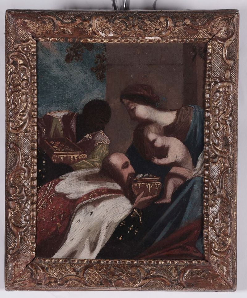 Scuola del XVIII secolo Adorazione dei Magi  - Auction Old Masters Paintings - Cambi Casa d'Aste