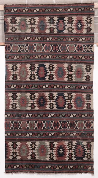 Kilim Caucasico Fine XIX Inizio XX Secolo