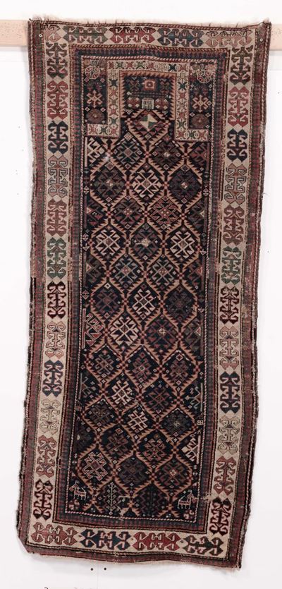 Tappeto Caucasico Shirvan Inizio XX Secolo