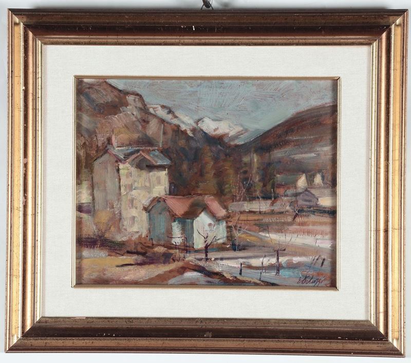 Eso Peluzzi (1887-1985) Verso il Frejus  - Auction 19th and 20th Century Paintings - Cambi Casa d'Aste