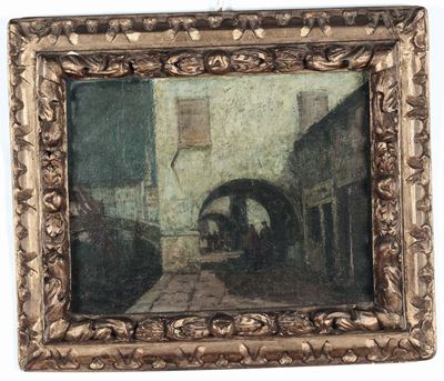 Rodolfo Paoletti (1866-1940), Attribuito Acalle Veneziana