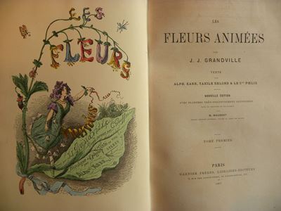 Grandville-gavarni/figurati Romanticiles Fleurs Animées.(1867)jerome Paturot(1846) Etc.