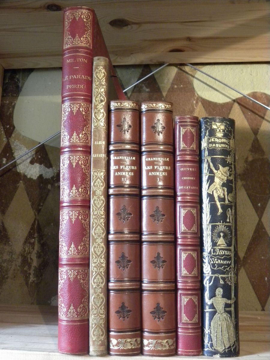 Grandville-gavarni/figurati Romanticiles Fleurs Animées.(1867)jerome Paturot(1846) Etc.