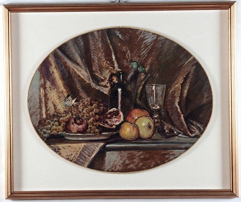 Galileo Chini (1873-1956) Natura morta, 1927  - Asta Dipinti del XIX e XX secolo - Cambi Casa d'Aste
