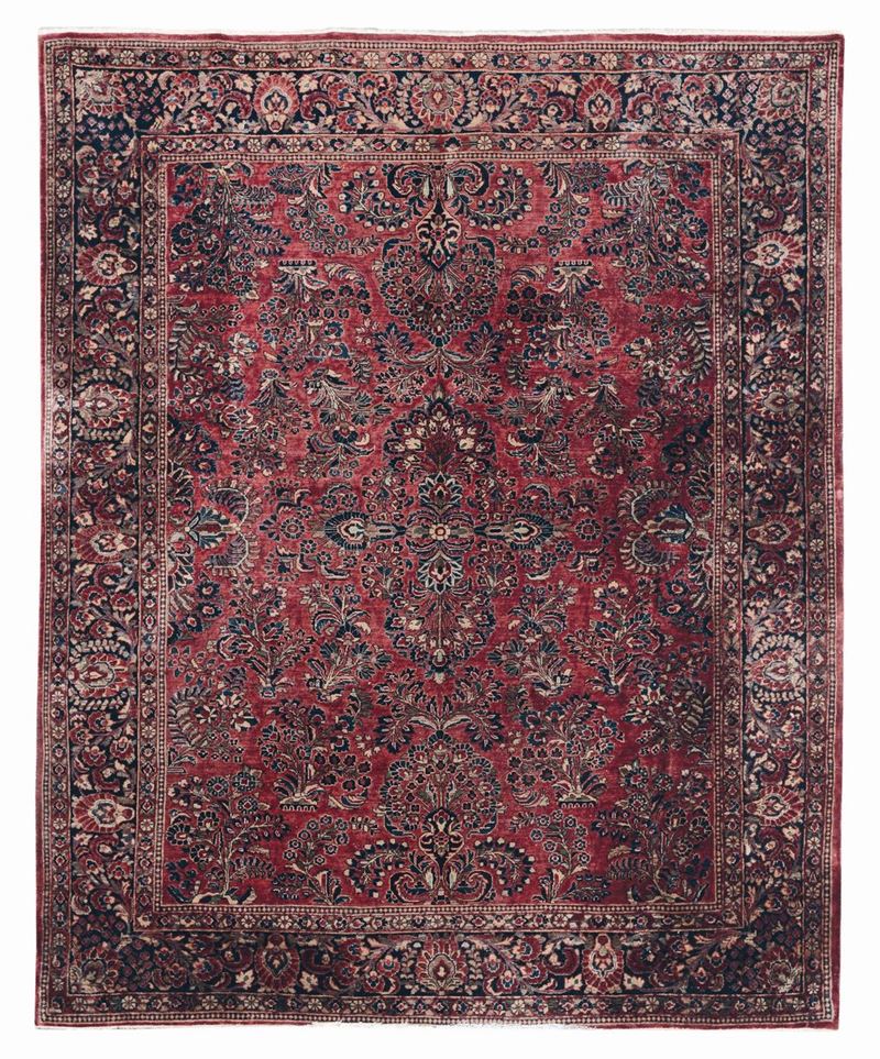 Tappeto persiano Sarouk inizio XX secolo  - Auction Fine Carpets - Cambi Casa d'Aste