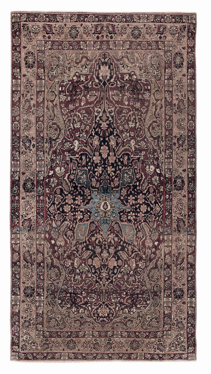 Tappeto persiano Kirman inizio XX secolo  - Auction Fine Carpets - Cambi Casa d'Aste