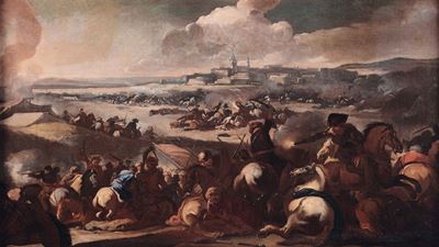 Jacques Courtois Detto il Borgognone (saint-hippolyte 1622 - Roma 1676), Ambito Dibattaglia