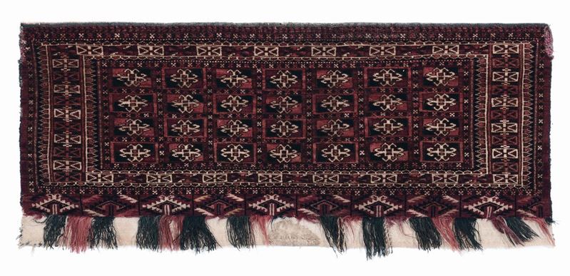 Mafrash turkmena ultimo quarto XIX secolo  - Auction Fine Carpets - Cambi Casa d'Aste