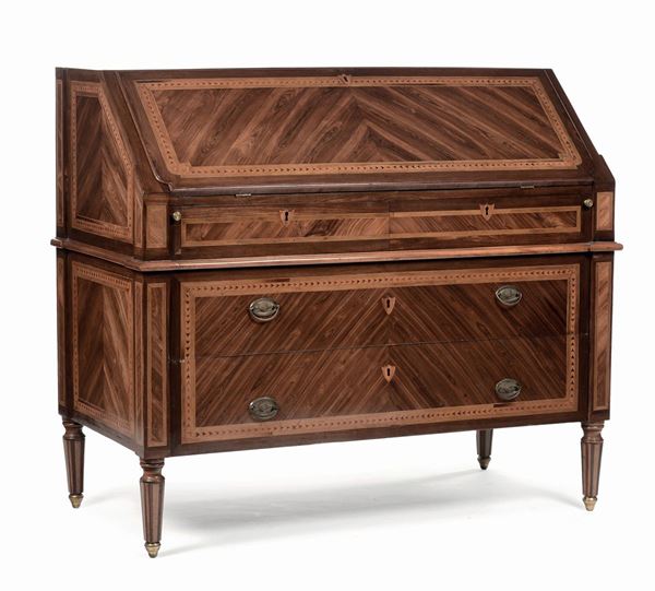 Ribalta Luigi XVI lastronata, XVIII secolo