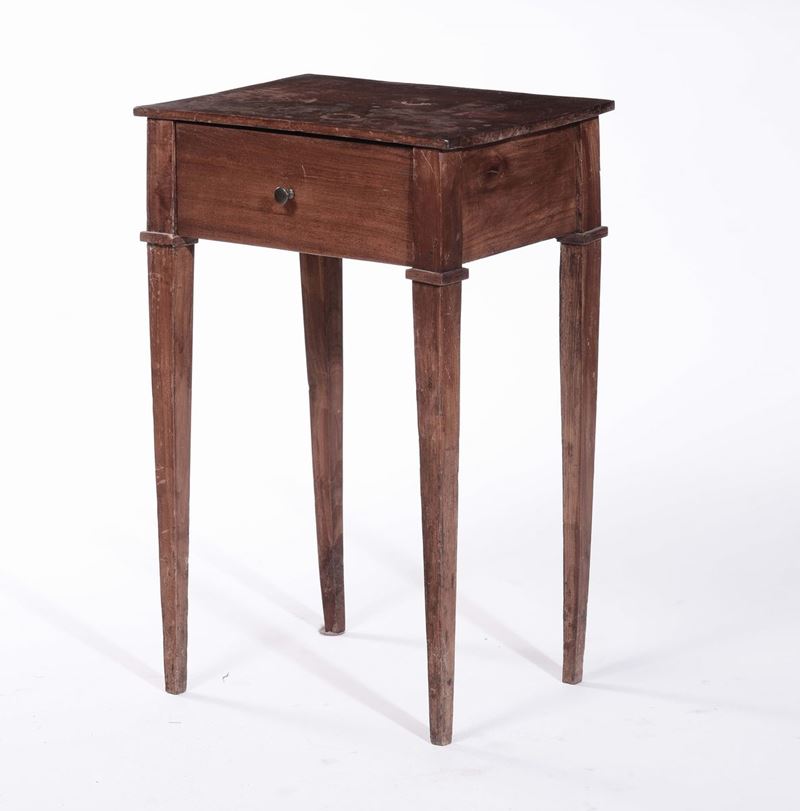 Tavolino da lavoro ad un cassetto  - Auction Fine Arts from refined private house - Cambi Casa d'Aste