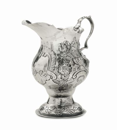 Lattierina in Argento Sbalzato, Inghilterra XIX-XX Secolo