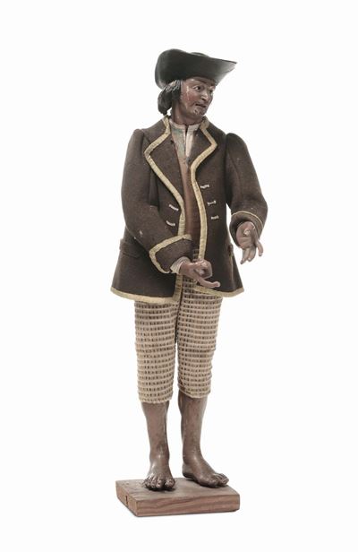 Rara Figura di Mulatto, Manifattura Genovese, XVIII Secolo, Bottega di Pasquale Navone
