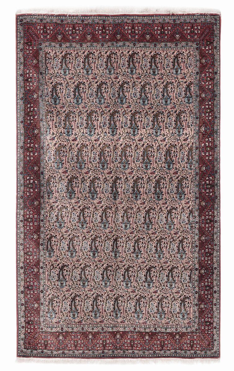 Tappeto persiano Qum meta XX secolo  - Auction Fine Carpets - Cambi Casa d'Aste