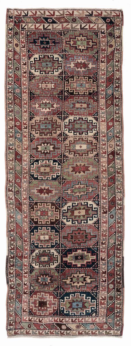 Tappeto caucasico Mogan fine XIX inizio XX secolo  - Auction Fine Carpets - Cambi Casa d'Aste