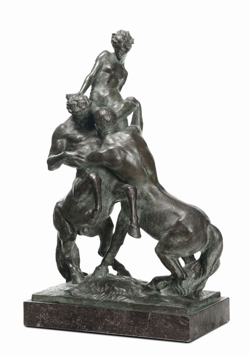 Virgilio Audagna (1903-1995) Ratto con centauri  - Asta Antiquariato, Affidamenti da raffinate dimore private - Cambi Casa d'Aste