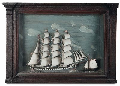 Diorama con Nave Pilotina