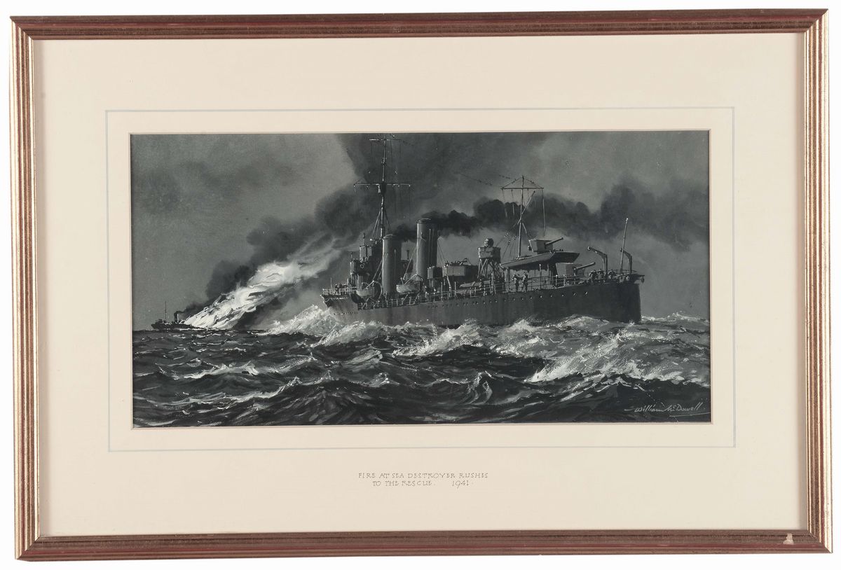 William Macdowell (1888-1950)navi da Guerra