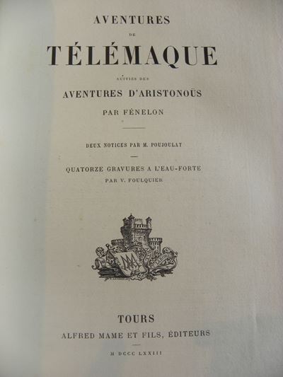 Legature Liberty-legature Romantichefenelon-aventures De téLémaque e Altri Classici Francesi