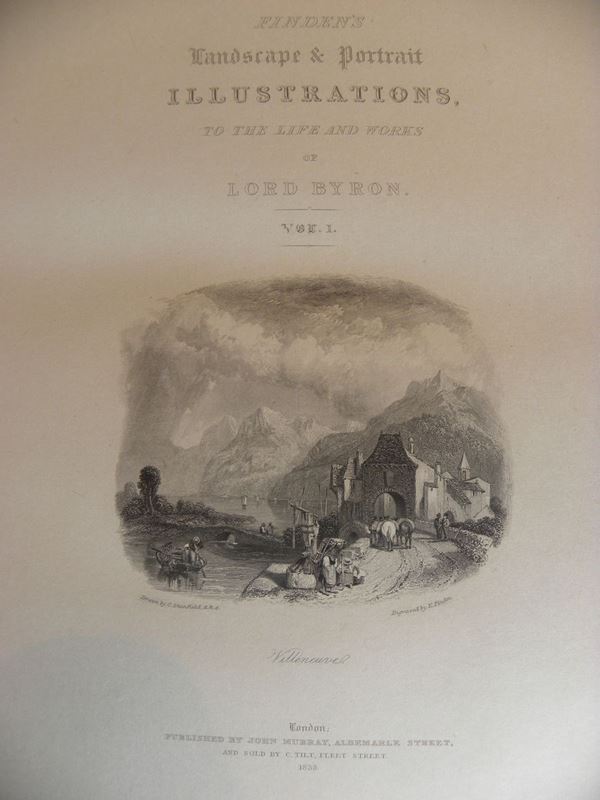 Lord Byron/W.Brockedon Finden's illustrations of the life and works of Lord Byron