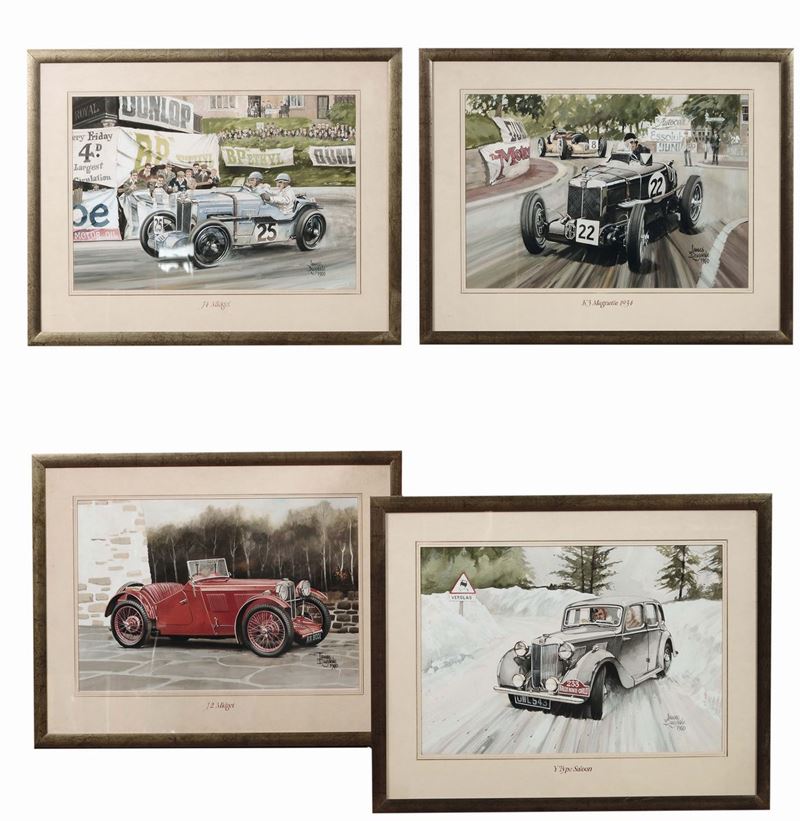 James Duggdale (XX secolo) Macchine d'epoca, 1980  - Auction Fine art - II - Cambi Casa d'Aste