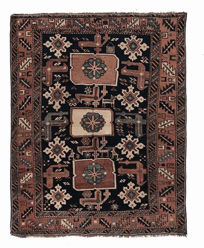 Tappeto Caucasico Shirvan Inizio XX Secolo