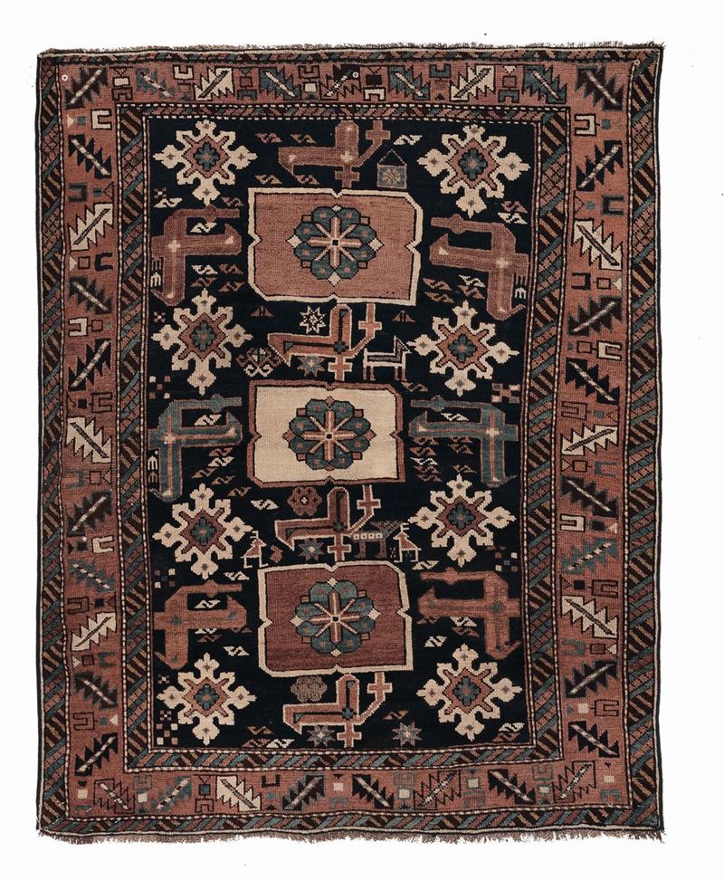 Tappeto caucasico Shirvan inizio XX secolo  - Auction Fine Carpets - Cambi Casa d'Aste