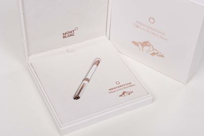 Mont Blanc, Penna Smalto Bianco in Scatola Originale