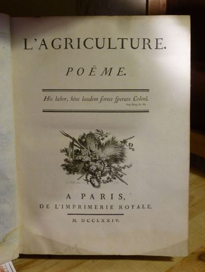 M.abbè De Lille - Virgilel'agriculture /les Georgiques
