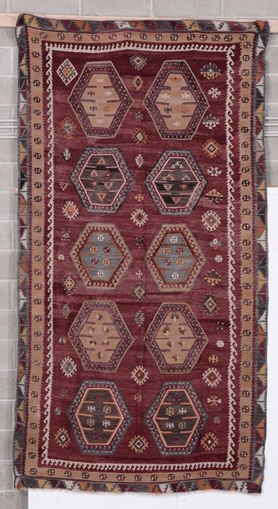 Kilim Anatolico Inizio XX Secolo