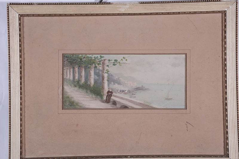 Anonimo del XIX secolo Prete in convento  - Asta Antiquariato, Affidamenti da raffinate dimore private - Cambi Casa d'Aste