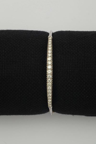 Bracciale Rigido con Diamanti