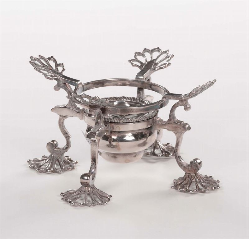 Scaldavivande in argento, Inghilterra inizio XX secolo  - Auction Modern and Contemporary Silvers - Cambi Casa d'Aste