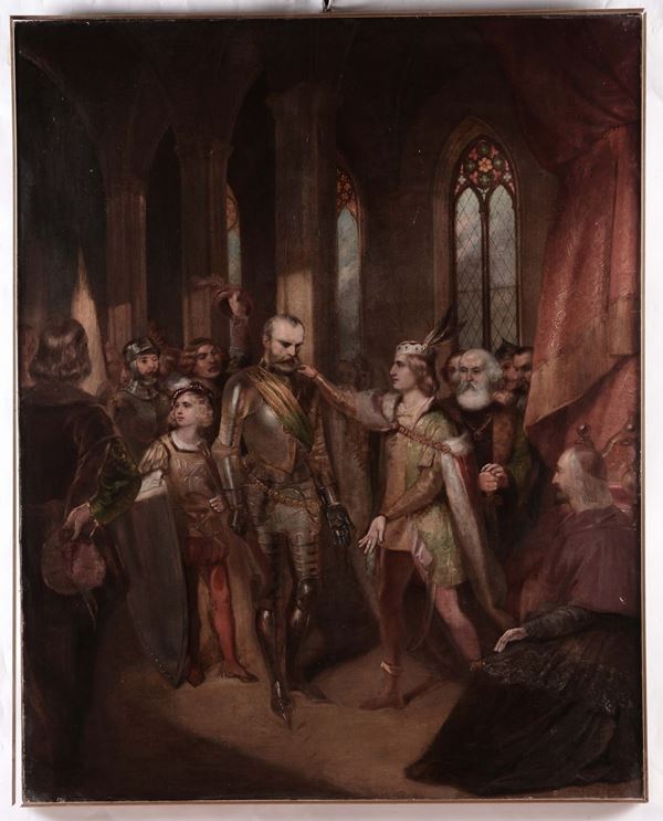 Anonimo del XIX secolo Scena storica