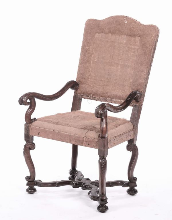 Poltrona ad osso di montone