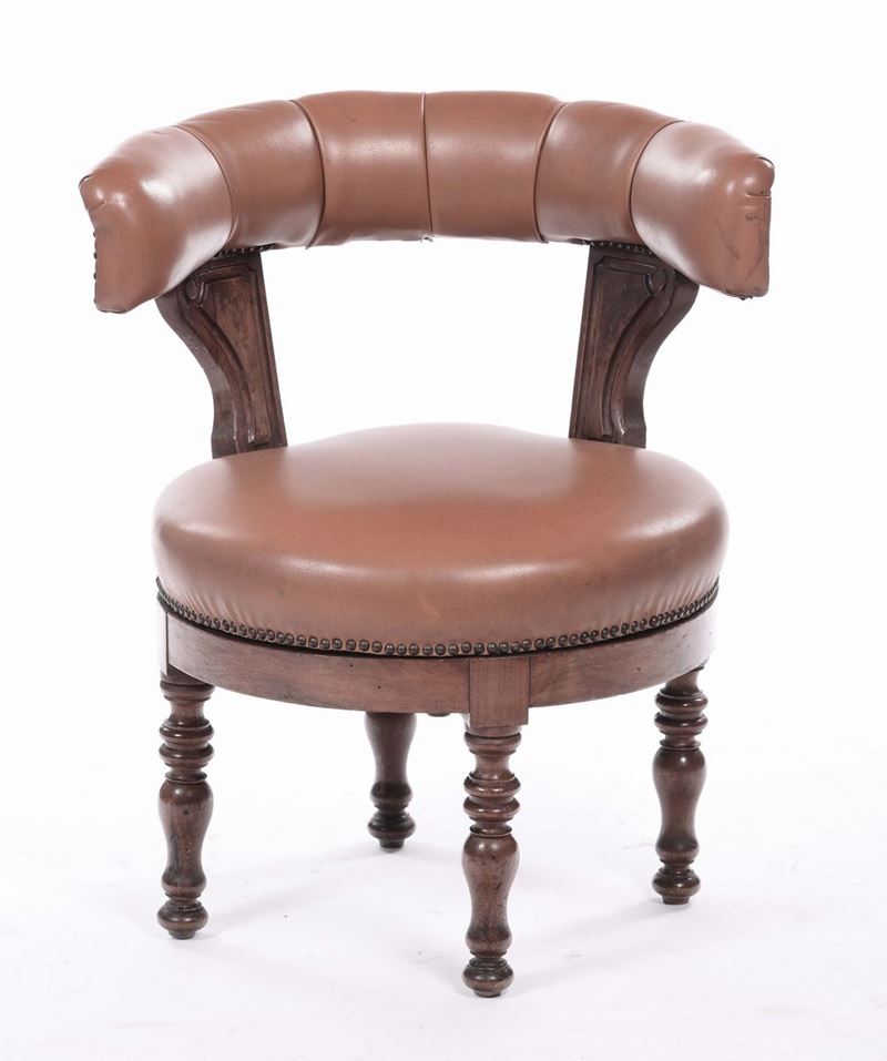 Poltrona da comandante di bordo  - Asta Antiquariato, Affidamenti da raffinate dimore private - Cambi Casa d'Aste