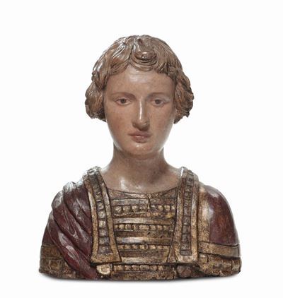 Scultore Senese del XV Secolobusto di Giovane Ragazzo
