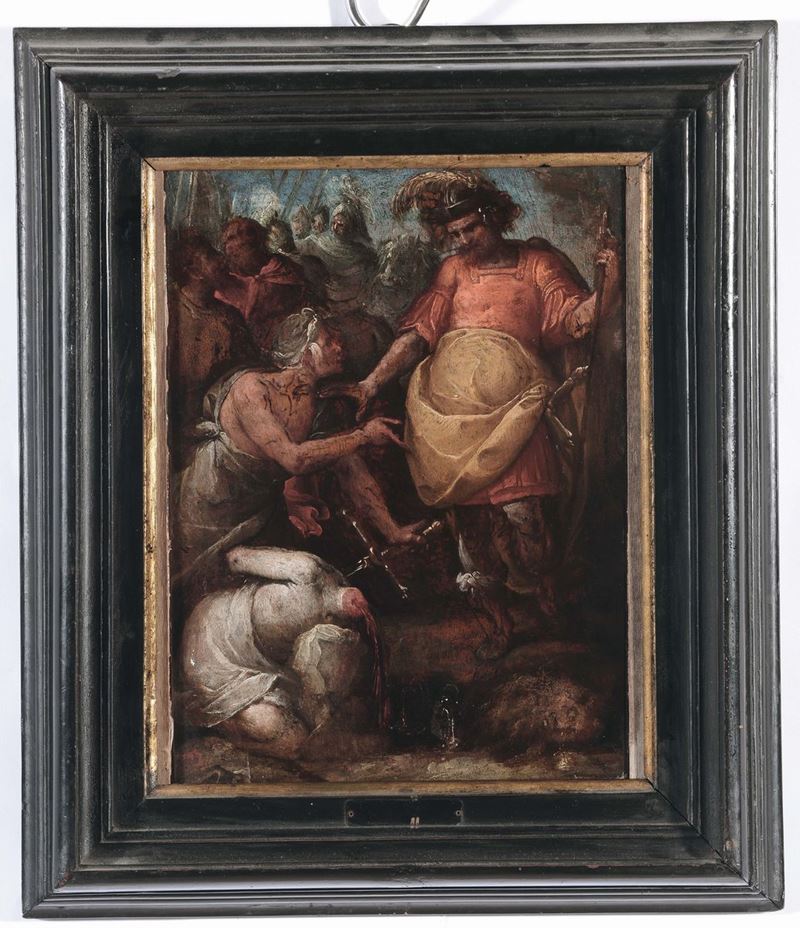 Giovan Battista Crespi detto il Cerano (Romagnano Sesia 1573 – Milano 1632), attribuito a Scena di martirio  - Asta Fine Art Selection - II - Cambi Casa d'Aste